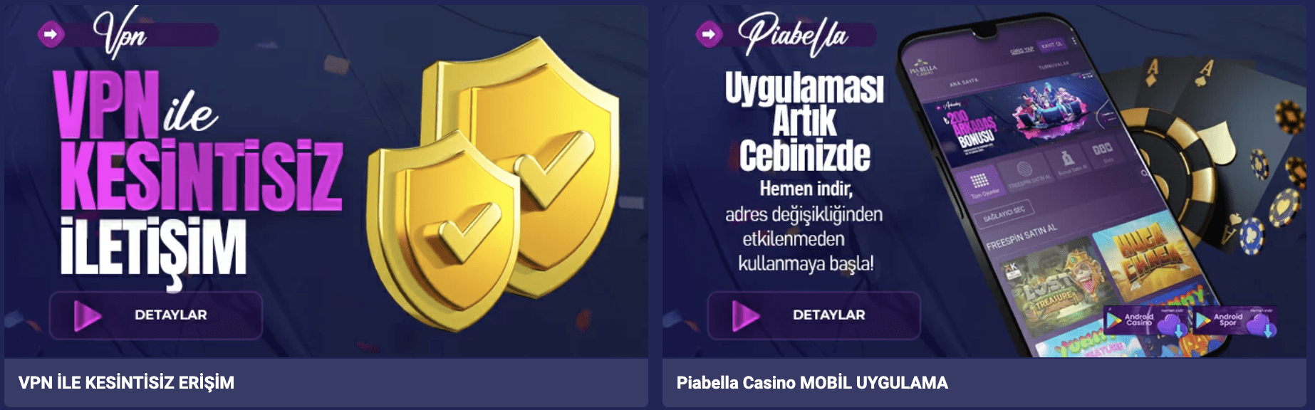 PiabellaCasino Bonus önizlemesi 